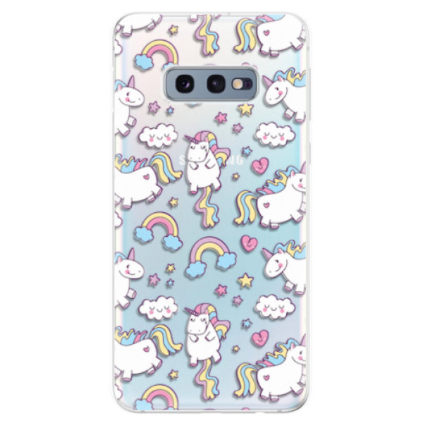 Odolné silikonové pouzdro iSaprio - Unicorn pattern 02 - Samsung Galaxy S10e