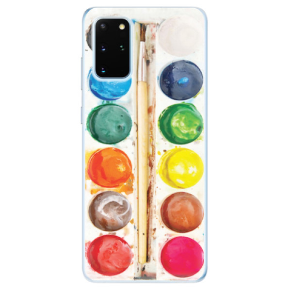 Odolné silikonové pouzdro iSaprio - Watercolors - Samsung Galaxy S20+