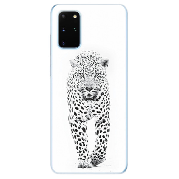 Odolné silikonové pouzdro iSaprio - White Jaguar - Samsung Galaxy S20+