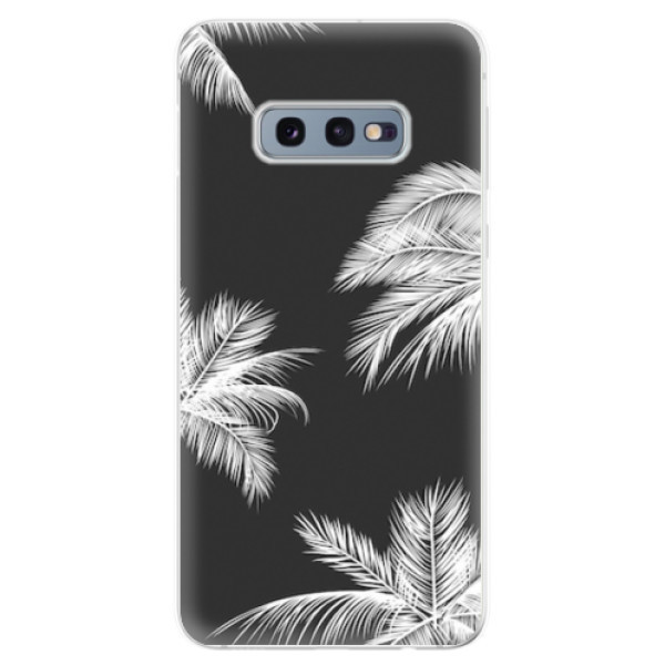 Odolné silikonové pouzdro iSaprio - White Palm - Samsung Galaxy S10e