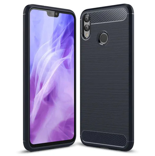 Silikonový obal CARBON pro Huawei Y7 2019 - černý