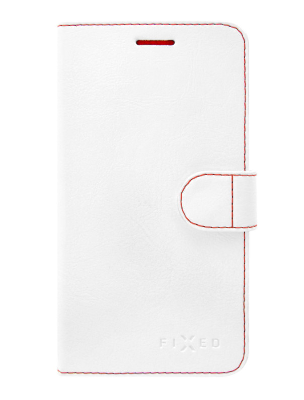 Pouzdro typu kniha FIXED FIT pro Apple iPhone XS Max - bílé