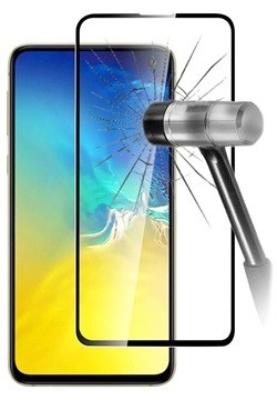 9D Tvrzené sklo pro Samsung Galaxy A02s A025 - černé RI1292
