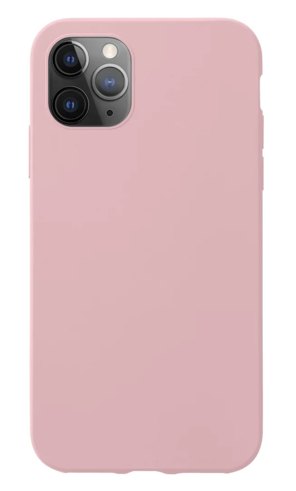 Silikonový kryt SOFT pro iPhone X a iPhone XS - pískově růžový