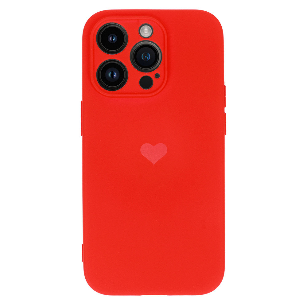Vennus Valentýnské pouzdro Heart pro iPhone 13 Pro - červené
