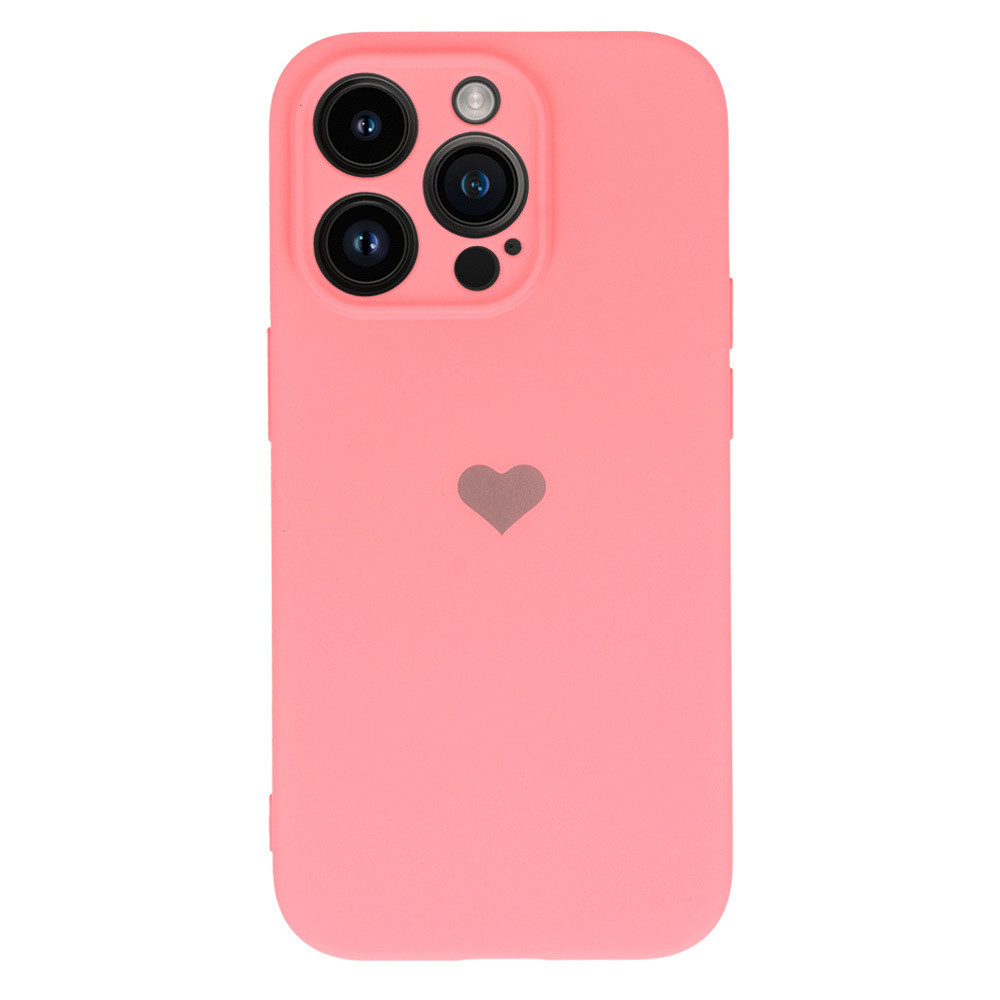 Vennus Valentýnské pouzdro Heart pro iPhone 14 Pro - růžové
