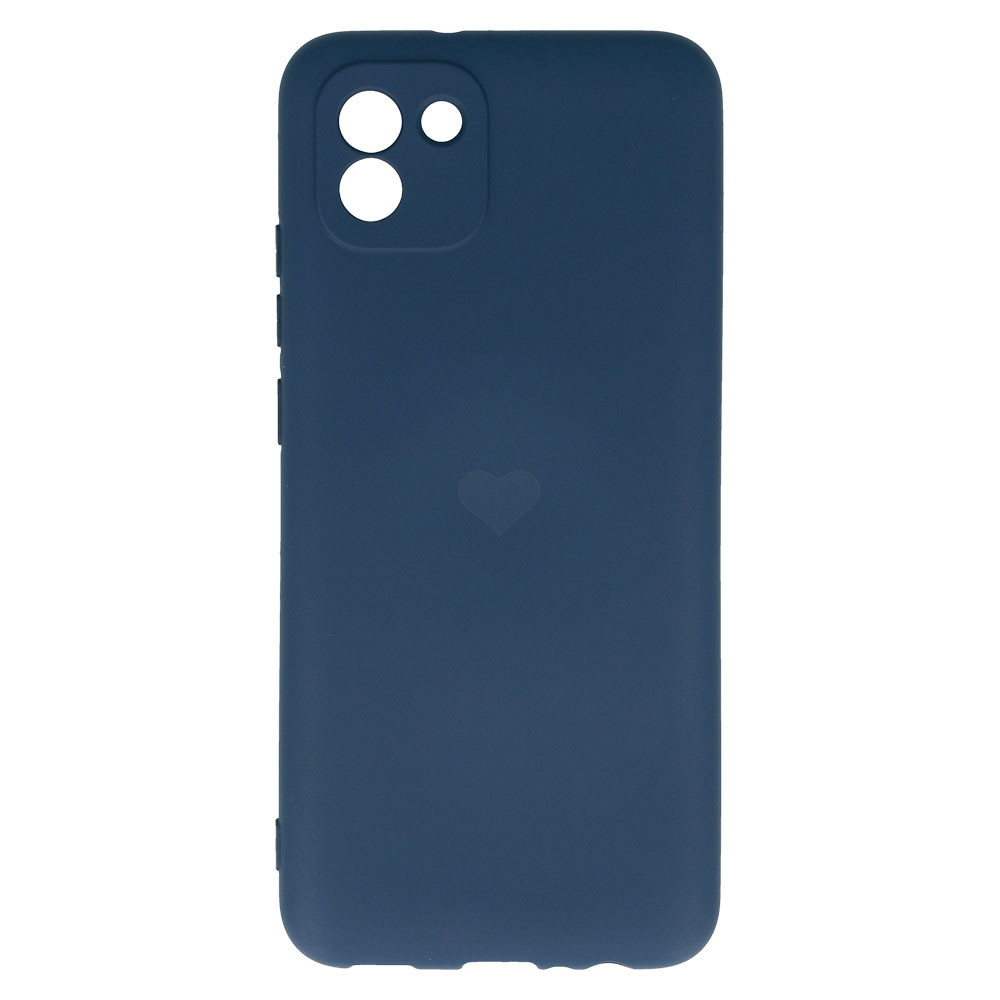 Vennus Valentýnské pouzdro Heart pro Samsung Galaxy A03 - tmavě modré
