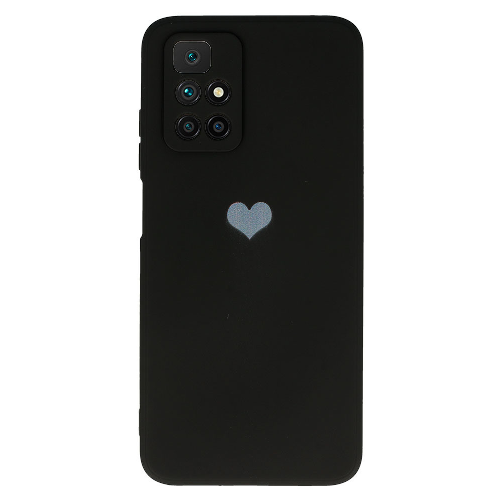 Vennus Valentýnské pouzdro Heart pro Xiaomi Redmi 10 - černé