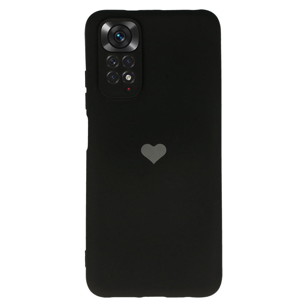 Vennus Valentýnské pouzdro Heart pro Xiaomi Redmi Note 11/ Redmi Note 11S - černé
