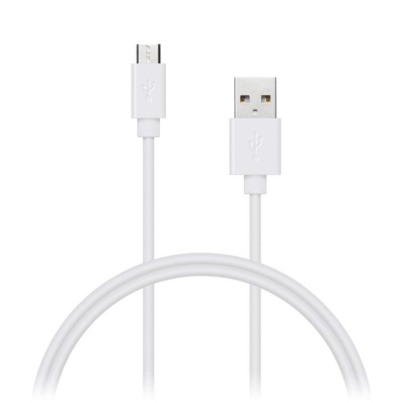 C4M 1m Micro USB kabel 1A - bílý