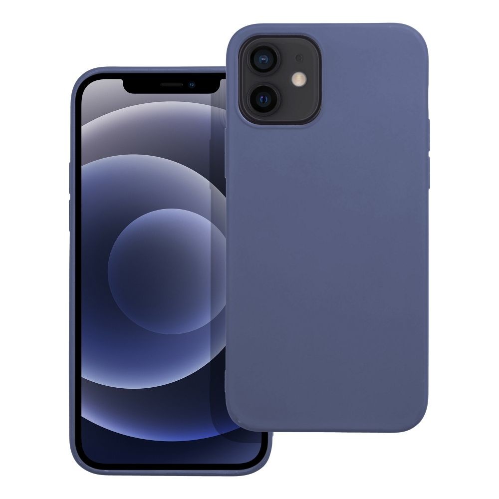 Case4Mobile Silikonový obal MATT pro IPHONE 12 / 12 Pro - modrý