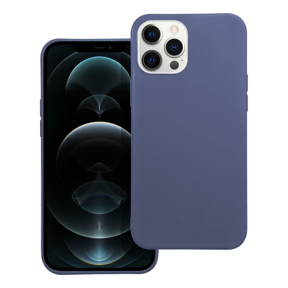 Case4Mobile Silikonový obal MATT pro IPHONE 12 Pro Max - modrý