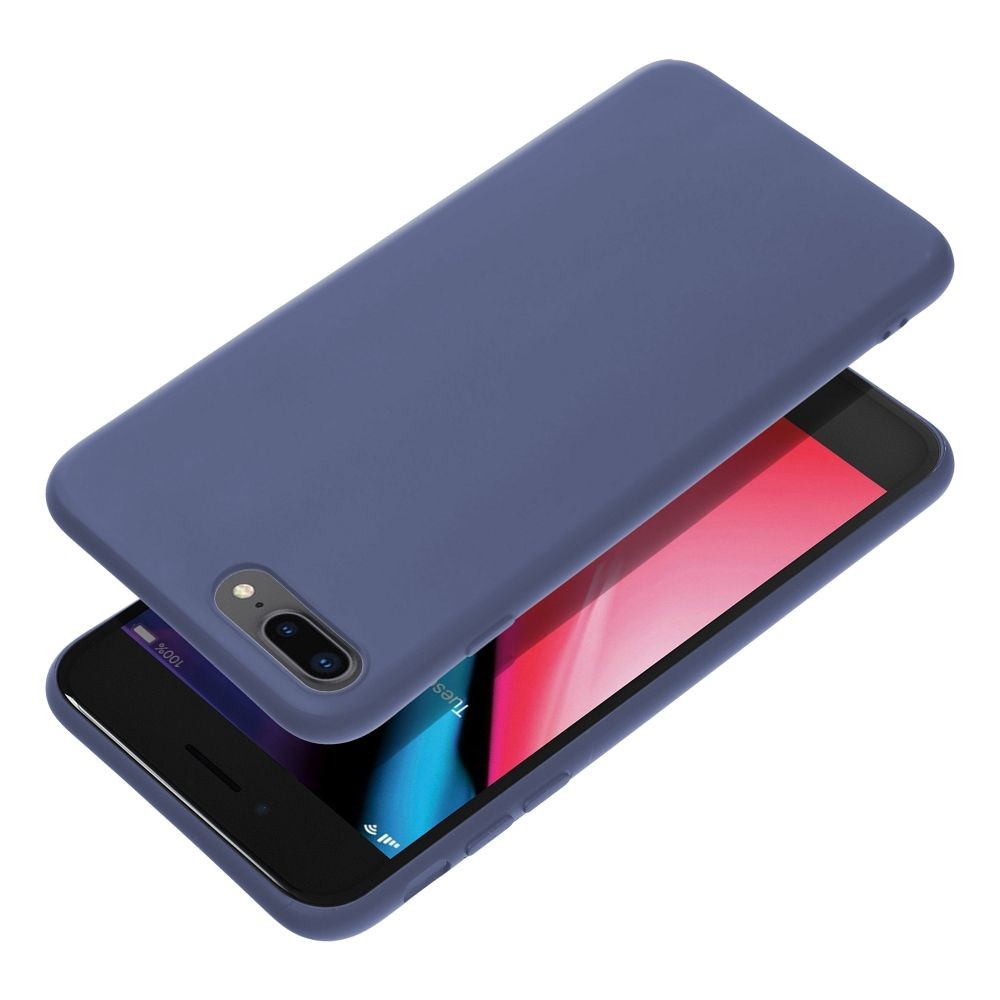 Case4Mobile Silikonový obal MATT pro IPHONE 7 Plus / 8 Plus - modrý