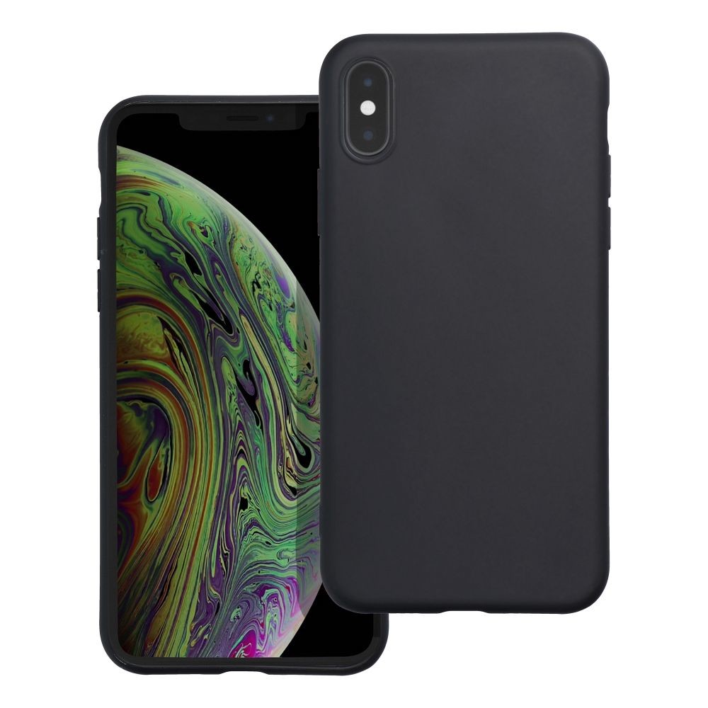 Case4Mobile Silikonový obal MATT pro IPHONE XS Max - černý