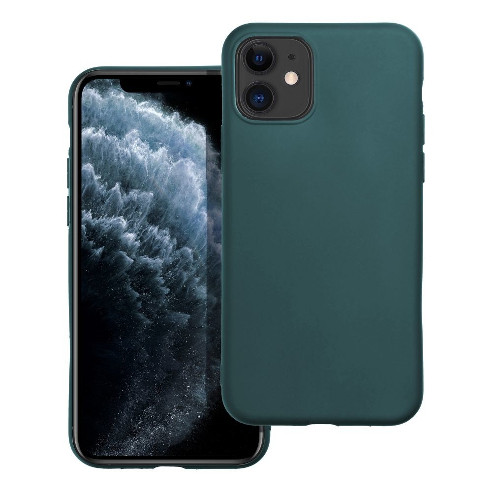 Case4Mobile Silikonový obal MATT pro IPHONE XS Max - tmavě zelený
