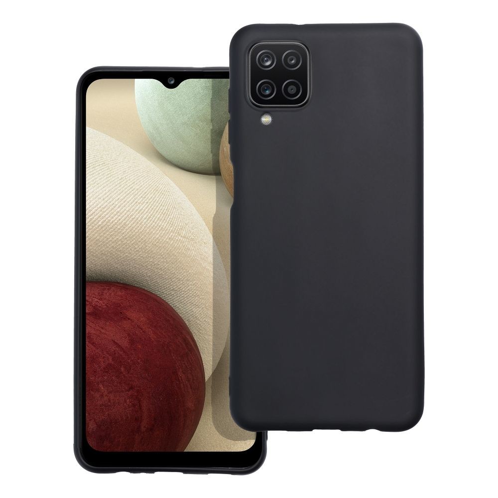 Case4Mobile Silikonový obal MATT pro Samsung Galaxy A12 5G - černý