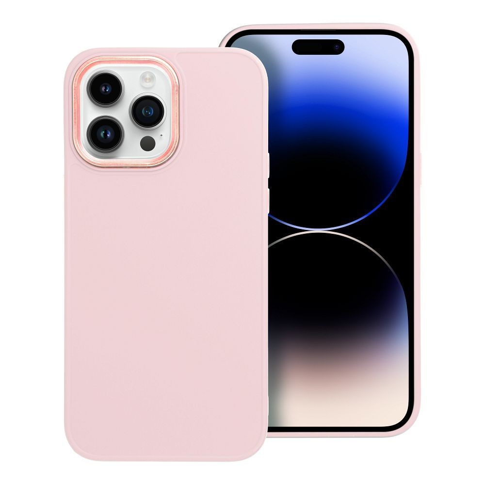 Case4Mobile Pouzdro FRAME pro iPhone 14 Pro Max - pudrově růžové