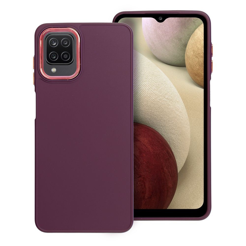 Case4Mobile Pouzdro FRAME pro Samsung Galaxy A12 - fialové