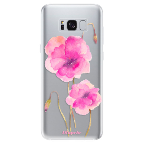 Odolné silikonové pouzdro iSaprio - Poppies 02 - Samsung Galaxy S8