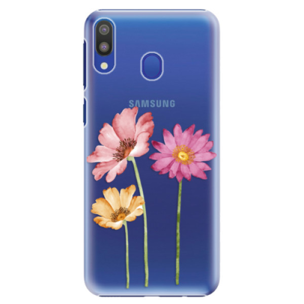 Plastové pouzdro iSaprio - Three Flowers - Samsung Galaxy M20