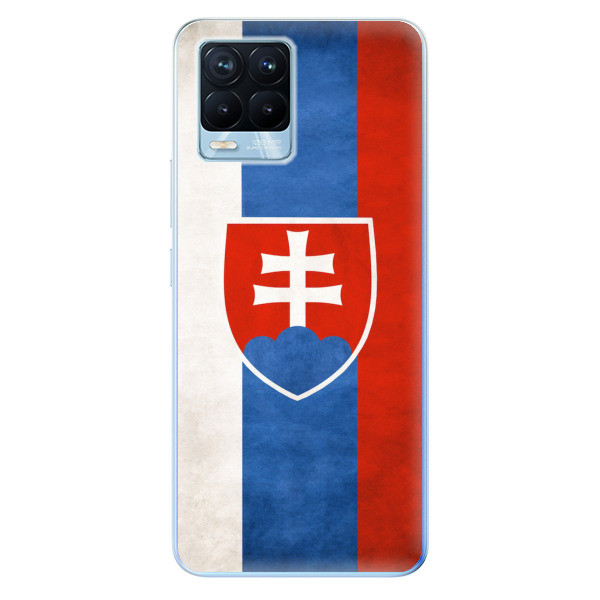 Odolné silikonové pouzdro iSaprio - Slovakia Flag - Realme 8 / 8 Pro