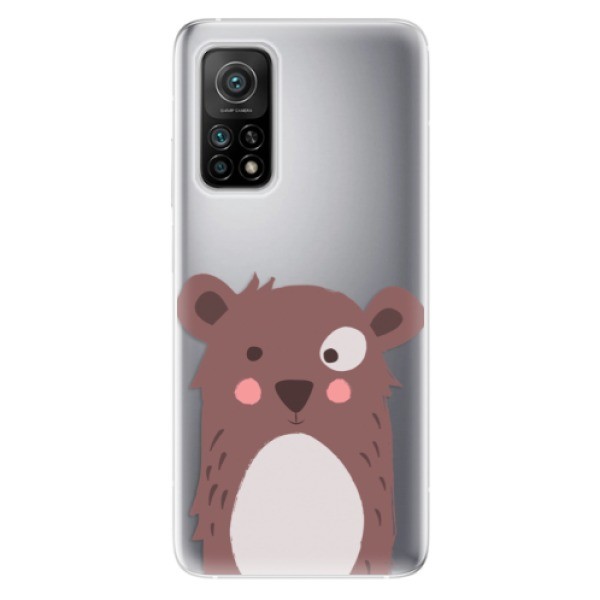 Odolné silikonové pouzdro iSaprio - Brown Bear - Xiaomi Mi 10T / Mi 10T Pro