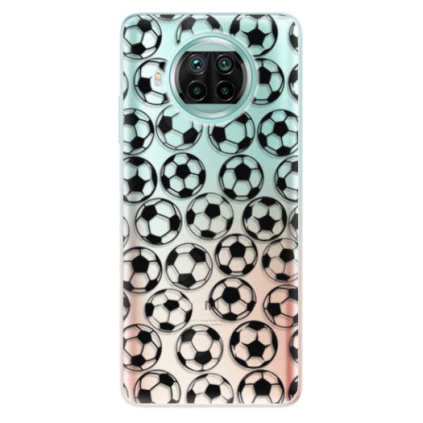 Odolné silikonové pouzdro iSaprio - Football pattern - black - Xiaomi Mi 10T Lite