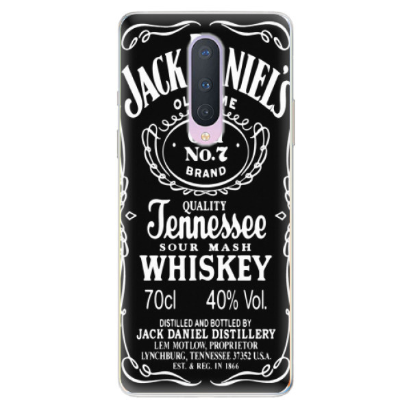 Odolné silikonové pouzdro iSaprio - Jack Daniels - OnePlus 8