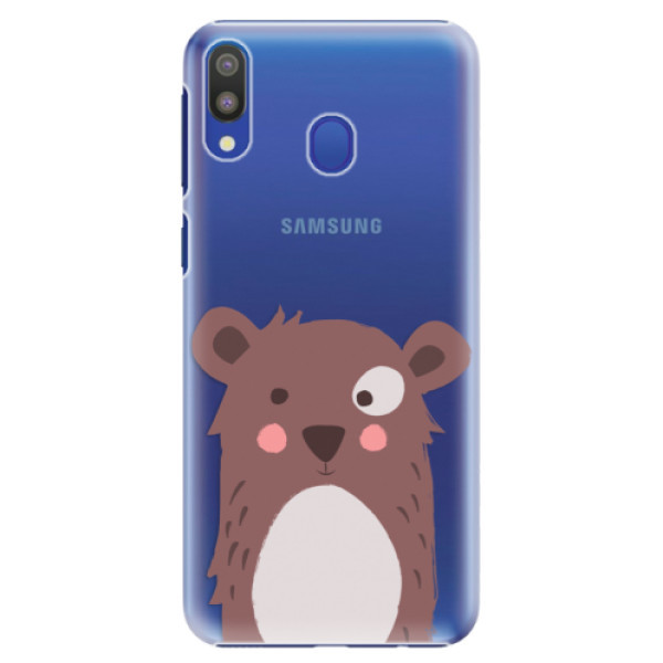 Plastové pouzdro iSaprio - Brown Bear - Samsung Galaxy M20