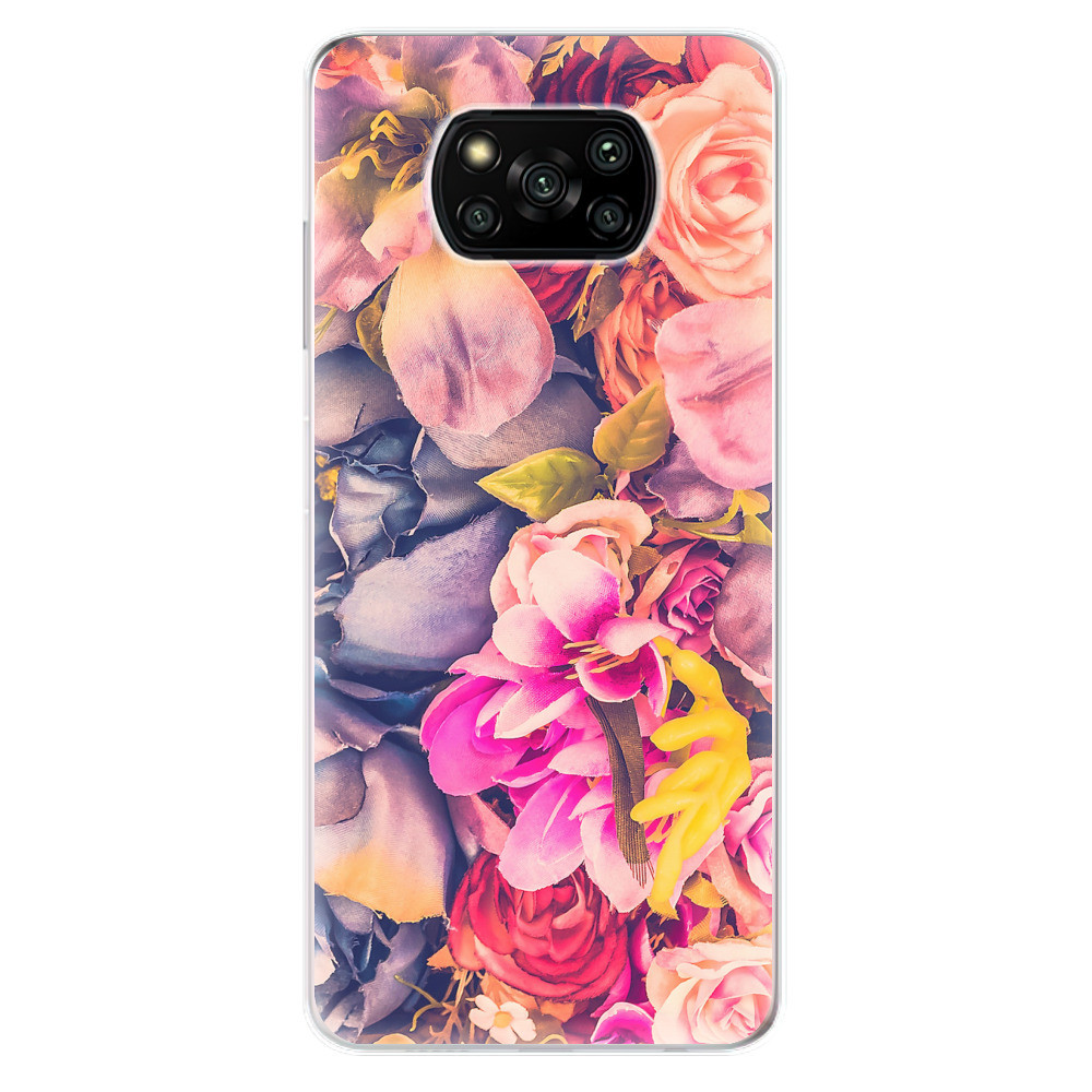 Odolné silikonové pouzdro iSaprio - Beauty Flowers - Xiaomi Poco X3 Pro / X3 NFC