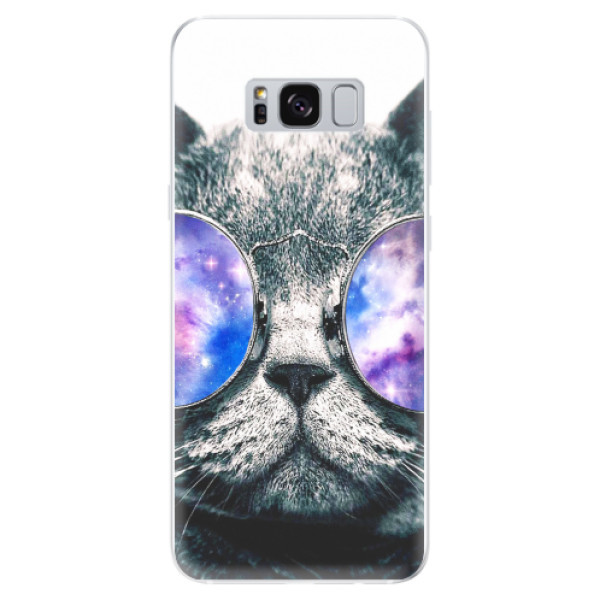 Odolné silikonové pouzdro iSaprio - Galaxy Cat - Samsung Galaxy S8