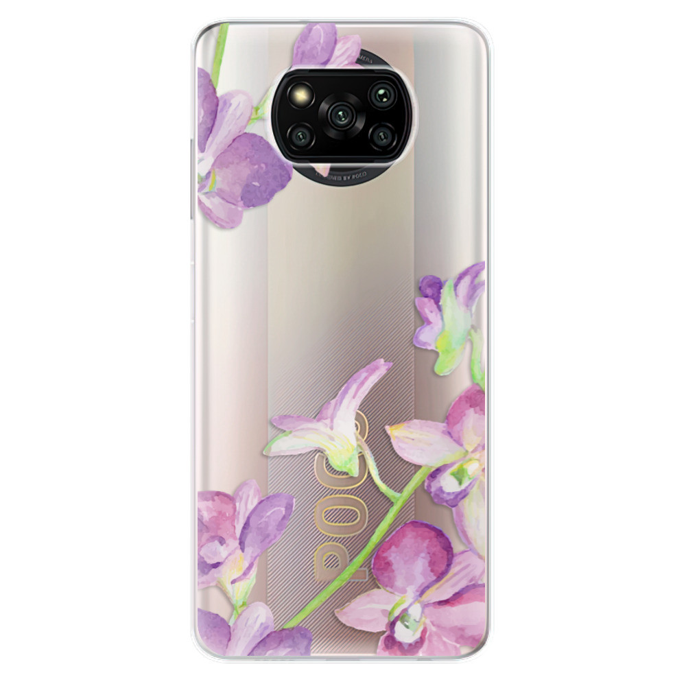 Odolné silikonové pouzdro iSaprio - Purple Orchid - Xiaomi Poco X3 Pro / X3 NFC