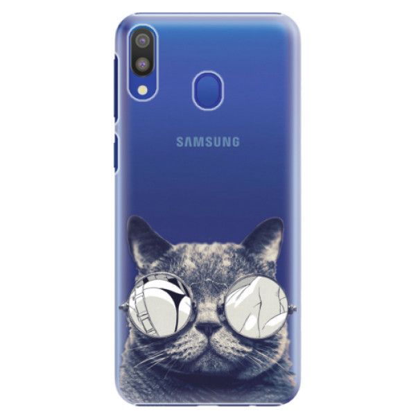 Plastové pouzdro iSaprio - Crazy Cat 01 - Samsung Galaxy M20