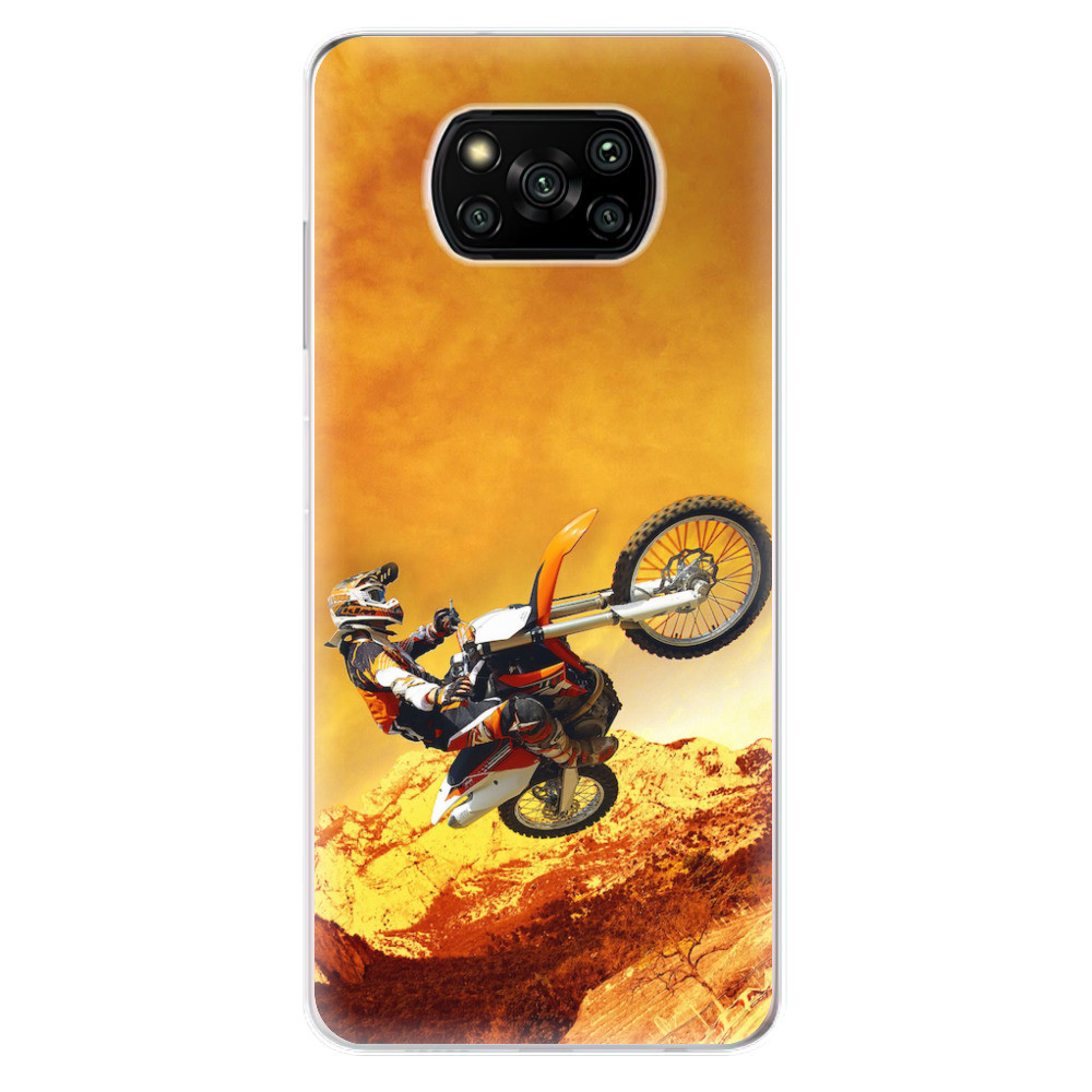 Odolné silikonové pouzdro iSaprio - Motocross - Xiaomi Poco X3 Pro / X3 NFC