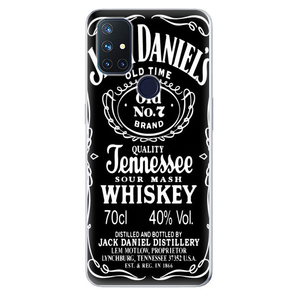 Odolné silikonové pouzdro iSaprio - Jack Daniels - OnePlus Nord N10 5G