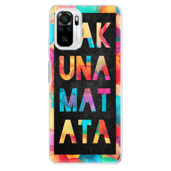 Odolné silikonové pouzdro iSaprio - Hakuna Matata 01 - Xiaomi Redmi Note 10 / Note 10S