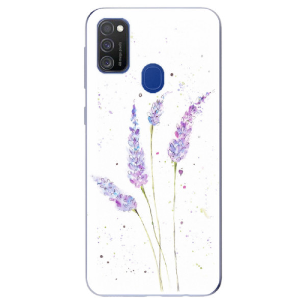 Odolné silikonové pouzdro iSaprio - Lavender - Samsung Galaxy M21