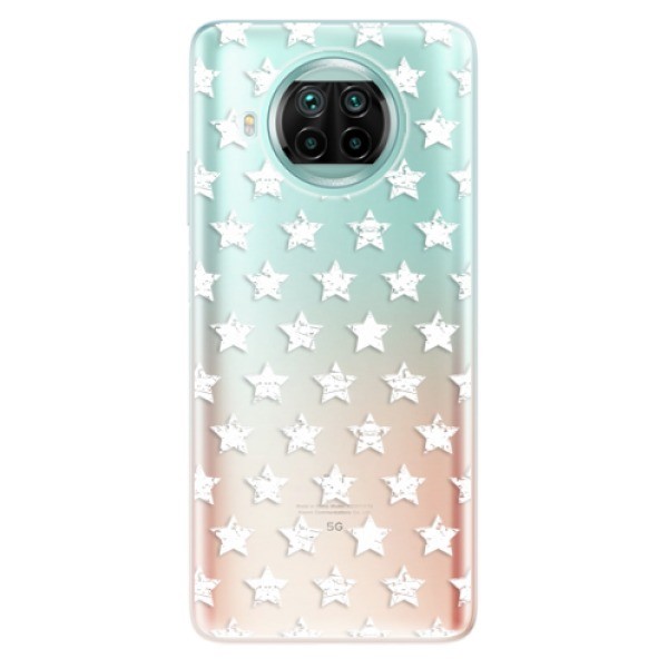 Odolné silikonové pouzdro iSaprio - Stars Pattern - white - Xiaomi Mi 10T Lite