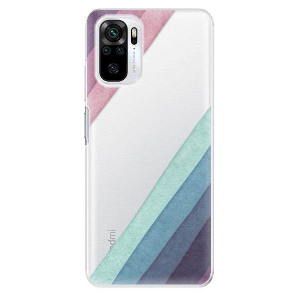 Odolné silikonové pouzdro iSaprio - Glitter Stripes 01 - Xiaomi Redmi Note 10 / Note 10S