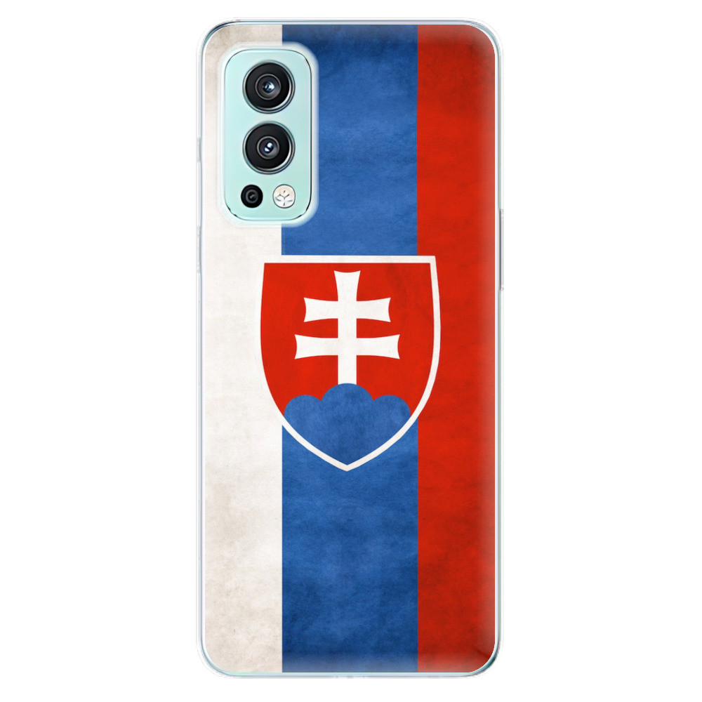 Odolné silikonové pouzdro iSaprio - Slovakia Flag - OnePlus Nord 2 5G