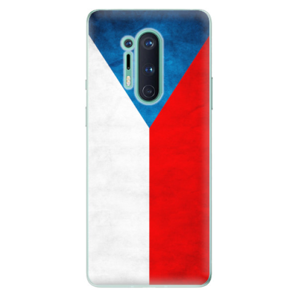 Odolné silikonové pouzdro iSaprio - Czech Flag - OnePlus 8 Pro