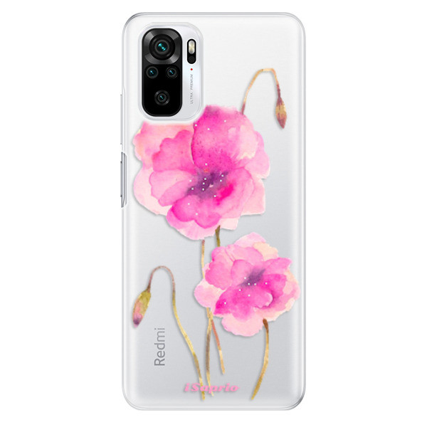 Odolné silikonové pouzdro iSaprio - Poppies 02 - Xiaomi Redmi Note 10 / Note 10S