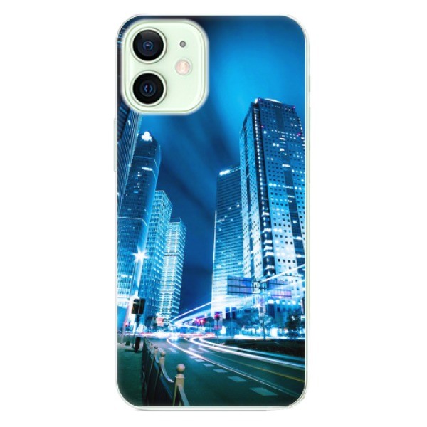 Odolné silikonové pouzdro iSaprio - Night City Blue - iPhone 12 mini