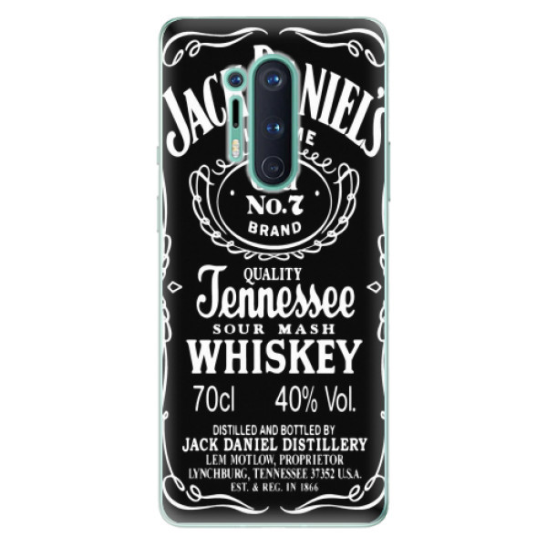 Odolné silikonové pouzdro iSaprio - Jack Daniels - OnePlus 8 Pro