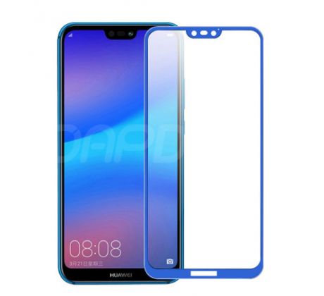 Full-Cover 3D tvrzené sklo pro Huawei P smart (2019) - modré 5483-3D-BLUE