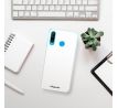 Odolné silikonové pouzdro iSaprio - 4Pure - bílý - Huawei P30 Lite