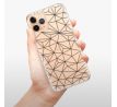 Odolné silikonové pouzdro iSaprio - Abstract Triangles 03 - black - iPhone 11 Pro