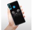 Odolné silikonové pouzdro iSaprio - Black Cat - Huawei P30 Lite