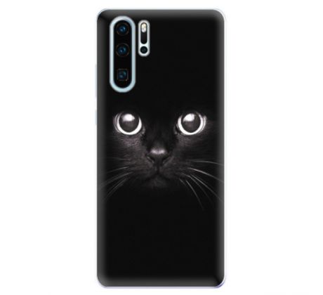 Odolné silikonové pouzdro iSaprio - Black Cat - Huawei P30 Pro