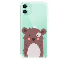 Odolné silikonové pouzdro iSaprio - Brown Bear - iPhone 11